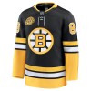 Män Ishockey Boston Bruins tröja Fanatics Premium 100th Anniversary David Pastrnak 2024-25 Svart Tredje